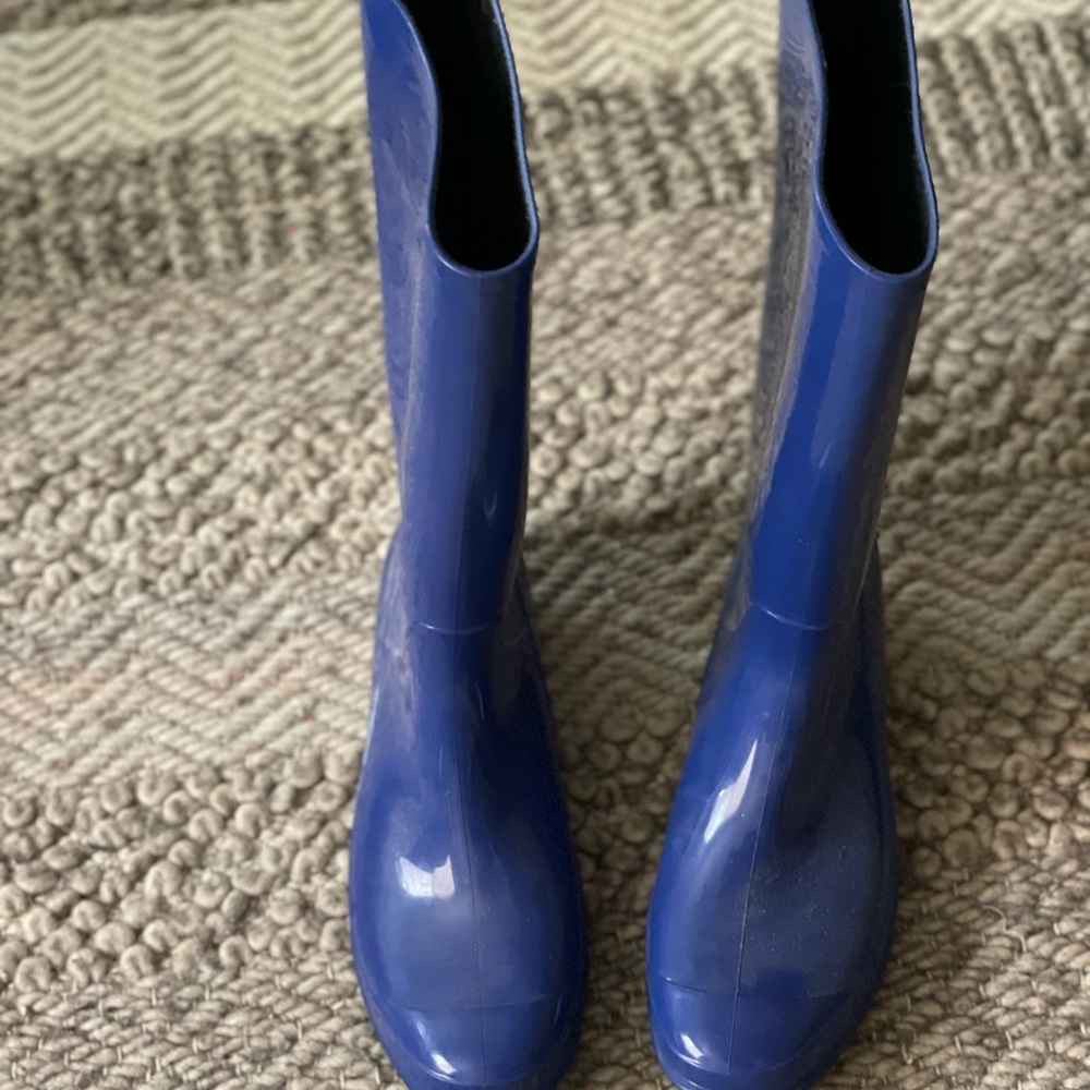 Modern Rush Blue Rain Boots | Size 9